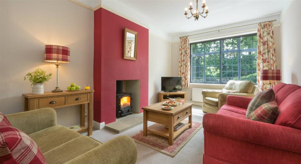 The sitting room at Abbey Cottage in Nr Ripon, North Yorkshire