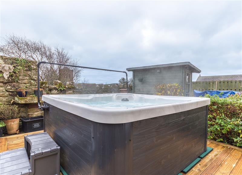 Enjoy the hot tub at Abbey Farm House, St Bees
