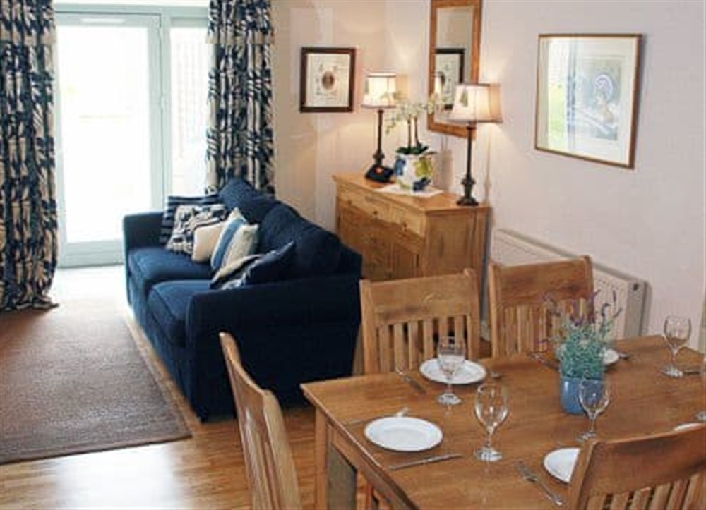 Open plan living space at Abbey Garden in Fort Augustus, Inverness-Shire