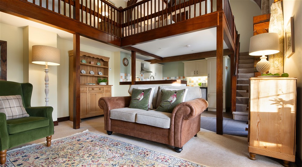 The sitting room at Abbey Stores in Ripon, North Yorkshire