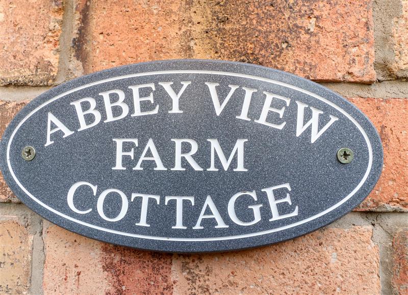 The garden at Abbey View Farm Cottage, Croxden near Alton