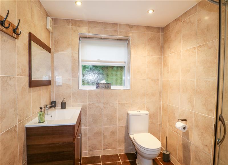 This is the bathroom at Abbey View Farm Cottage, Croxden near Alton