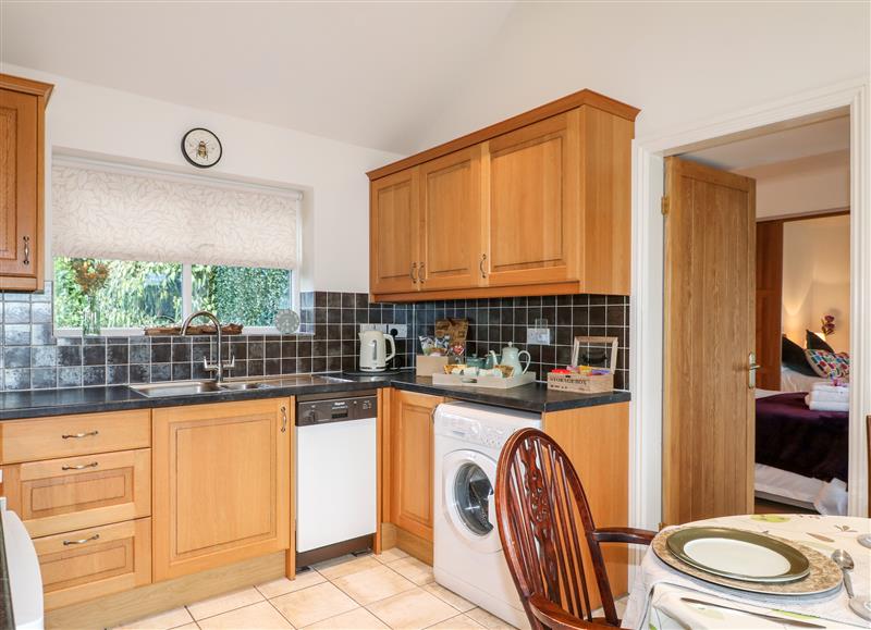 This is the kitchen at Abbey View Farm Cottage, Croxden near Alton