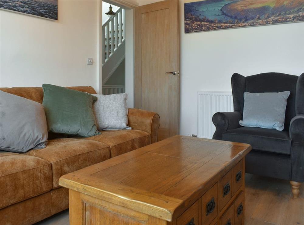 Comfortable seating within living area at Abbey View in Whitby, Yorkshire, North Yorkshire