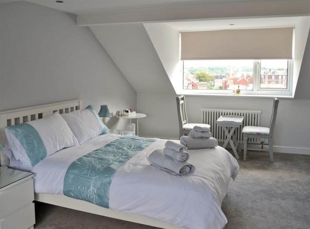 Beatifully decorated and furnished double bedroom at Abbeydale Town House in Whitby, North Yorkshire