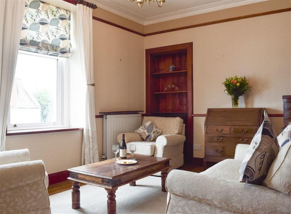 First floor sitting room at Abbie House in St Monans, Fife