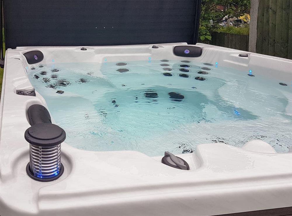 Luxurious hot tub at Abbotts Farm in Horbling, Nr Sleaford., Lincolnshire