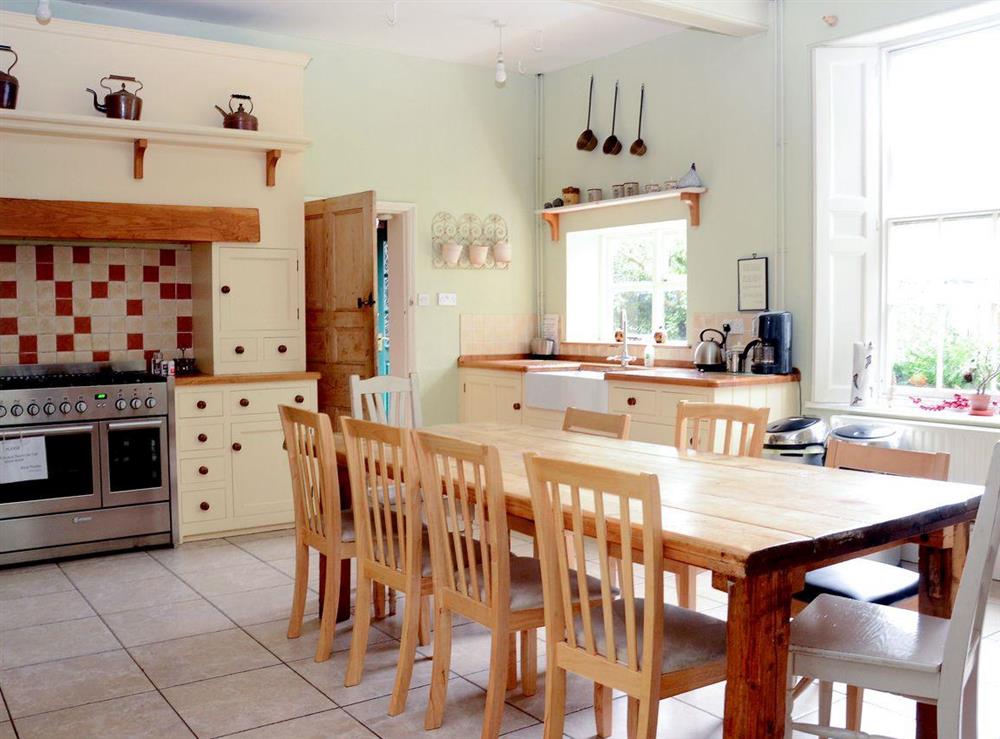 Traditional farmhouse-style kitchen at Abbotts Farm in Horbling, Nr Sleaford., Lincolnshire