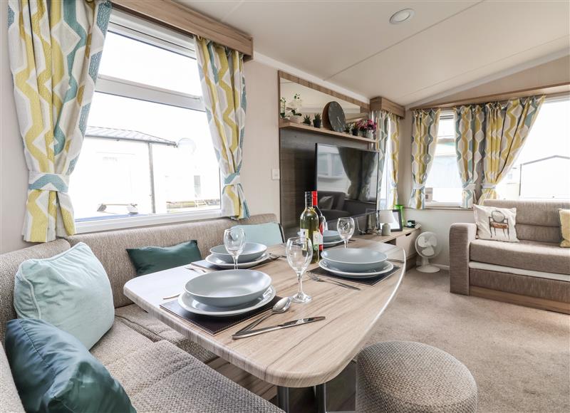 Relax in the living area at ABCVan, Towyn
