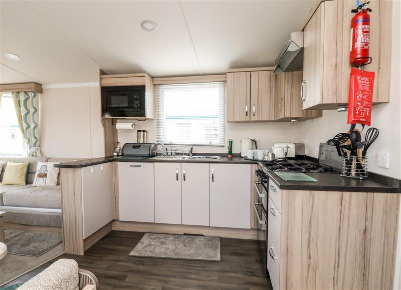 The kitchen at ABCVan, Towyn