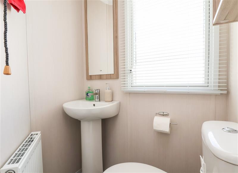 This is the bathroom at ABCVan, Towyn
