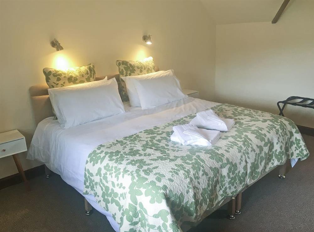 Double bedroom at Abercyros Cottage in Llangammarch Wells, Powys
