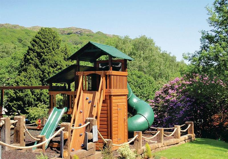 Children’s play area at Aberdunant Country Park in Porthmadog, North Wales & Snowdonia