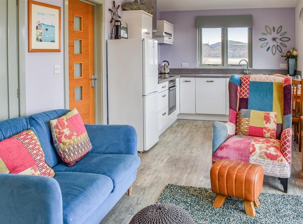 Open plan living space (photo 2) at Abergafren Lodge in Penrhyndaedraeth, Gwynedd