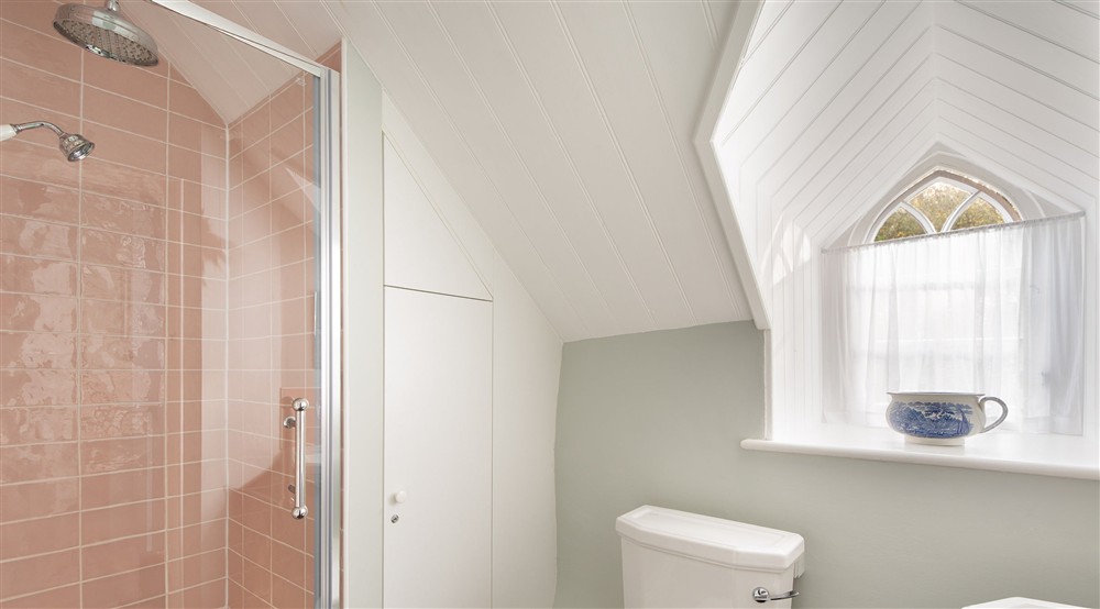 The shower room on the first floor of Abermydyr, Ceredigion at Abermydyr in Aberaeron, Ceredigion