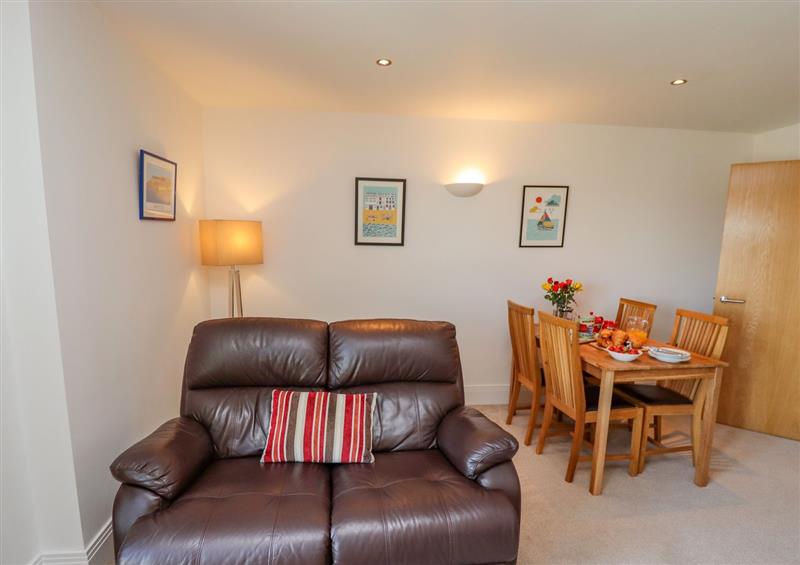 Relax in the living area at Above & Beyond, Whitby