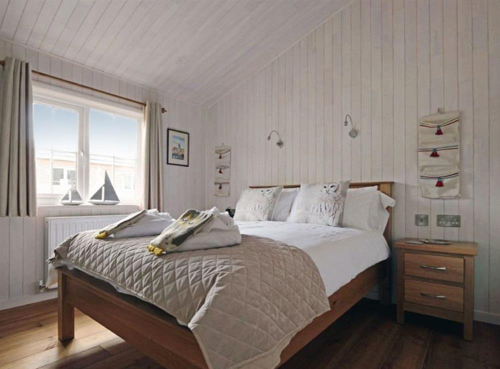 Double bedroom at Acacia Lodge in Mercia Marina, Willington, Derbyshire