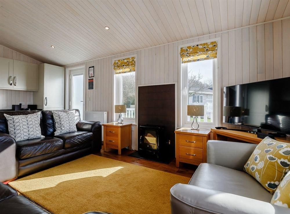 Living area at Acer Lodge in Findern, Derbyshire