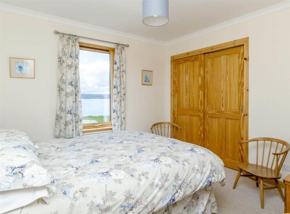Cosy double bedroom with fantastic views at Ach-na-Clachan in Gairloch, Wester Ross., Ross-Shire