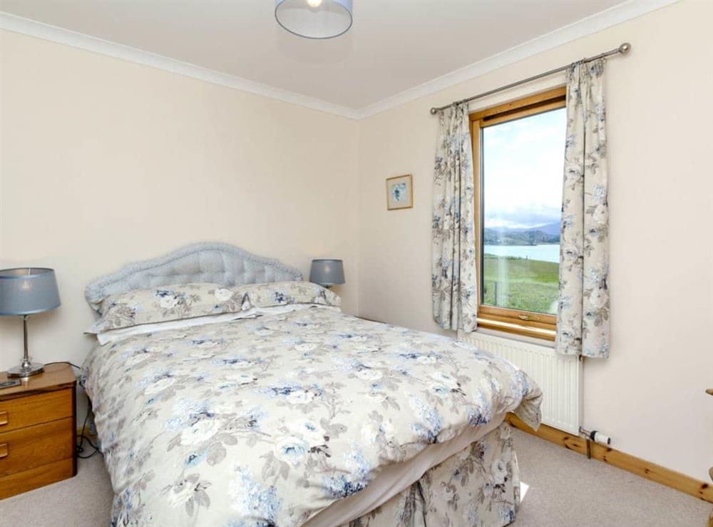 Double bedroom with great views at Ach-na-Clachan in Gairloch, Wester Ross., Ross-Shire