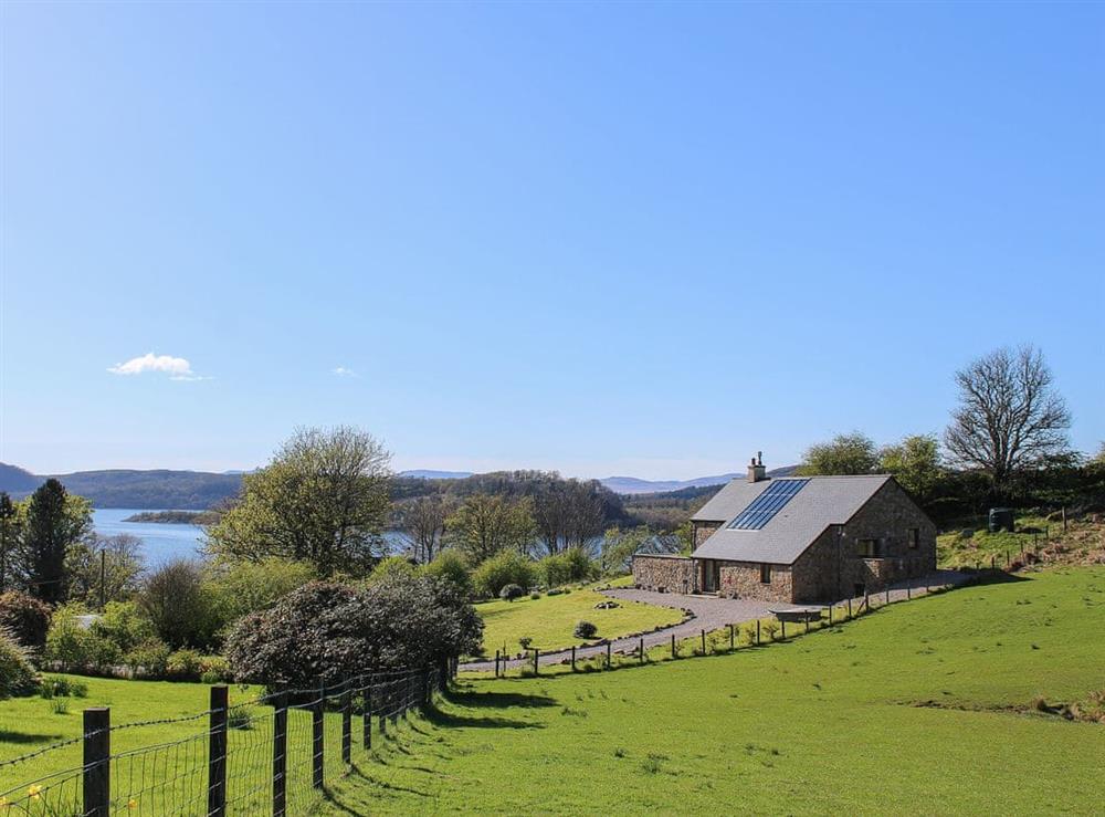 Situated overlooking Loch Sween