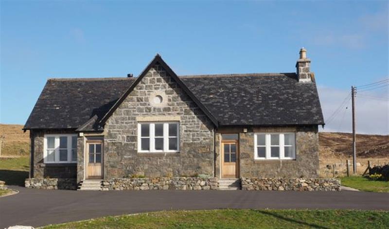 The setting at Achmore Schoolhouse, Achmore near Stornoway