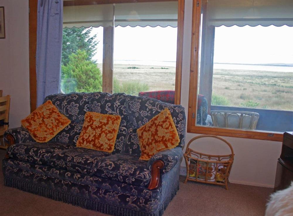 Living area at Achnacarry Cottage in Lonemore, near Dornoch, Sutherland