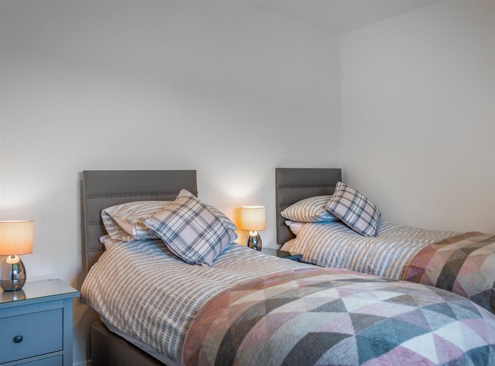 Twin bedroom at Achrannchuir in Blackwaterfoot, Isle Of Arran