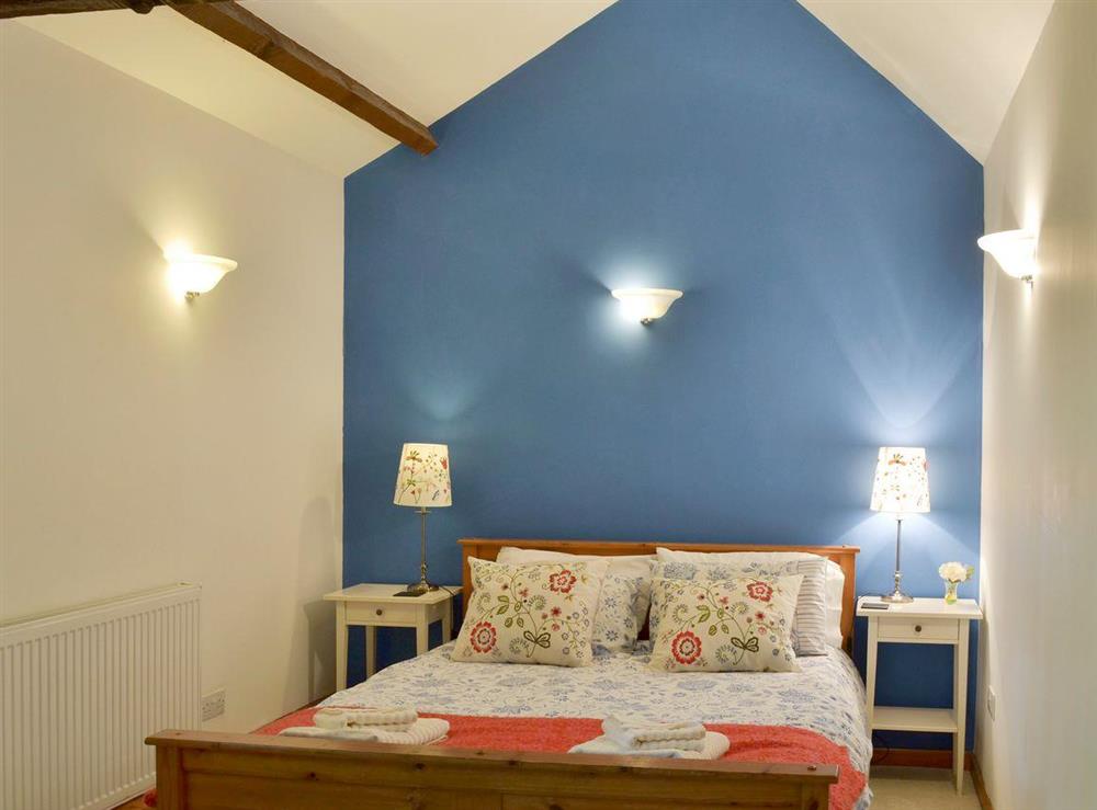 Comfortable double bedroom at Acorn Cottage in Bovey Tracey, Devon., Great Britain