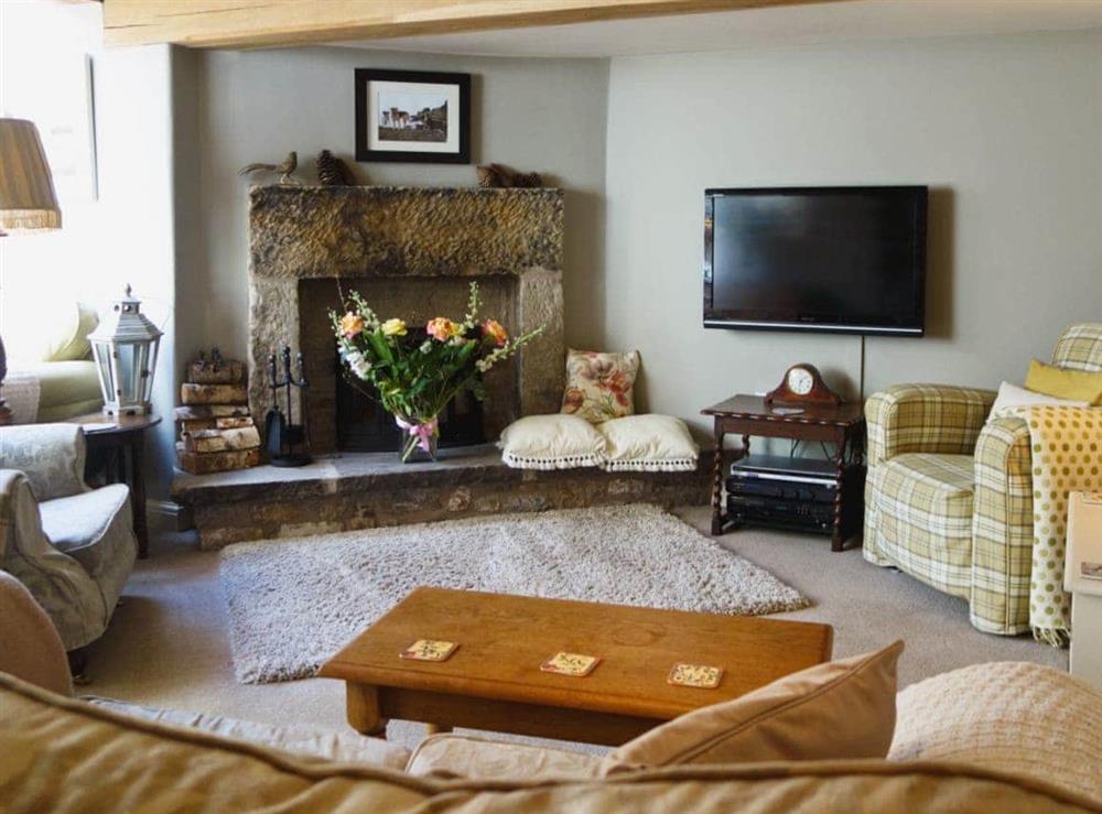 Living room at Acorn Cottage in Buxton, Derbyshire