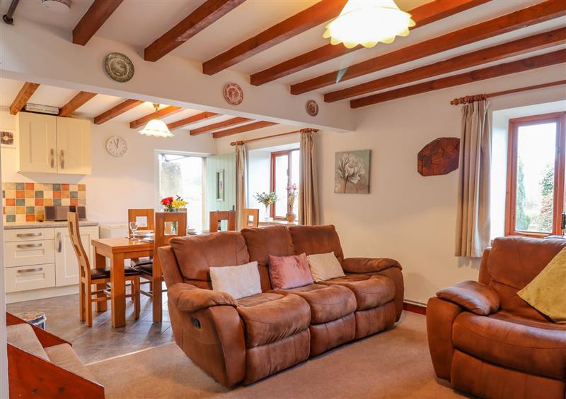 The living room at Acorn Cottage, Teigngrace near Newton Abbot