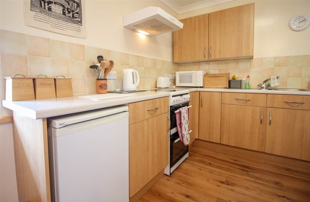 Kitchen area at Acorns in Bodmin Moor, Cornwall