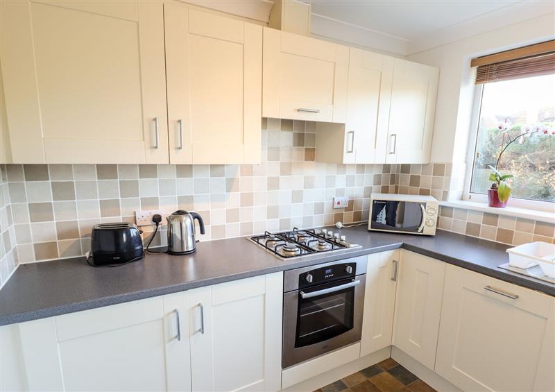 This is the kitchen at Acre View, Sutton-On-Sea