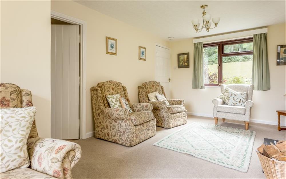 The living room at Acres Down Farm Cottage in Minstead