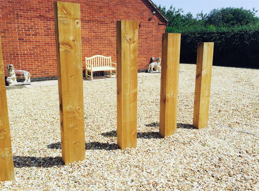 Outdoor area at Acres View in Caythorpe, near Nottingham, Nottinghamshire