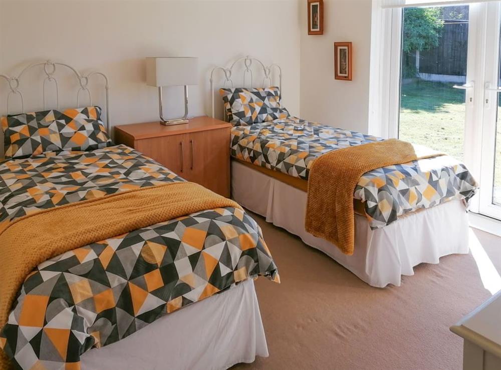 Twin bedroom at Acres View in Caythorpe, near Nottingham, Nottinghamshire