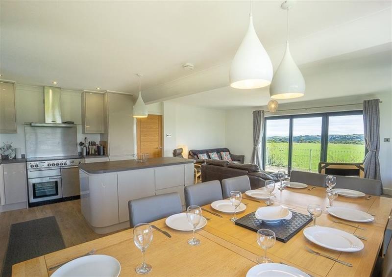 The kitchen at Acresfield, Abersoch