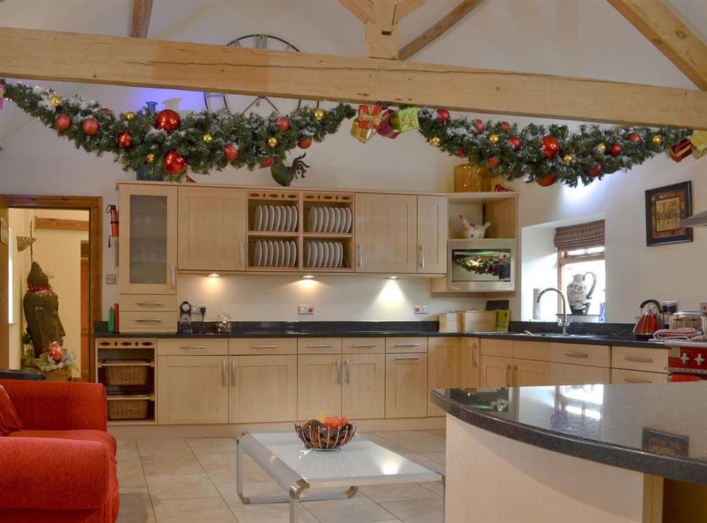 Well equipped kitchen/ dining room decorated for Christmas (photo 2) at Acrewood in Driffield, North Humberside