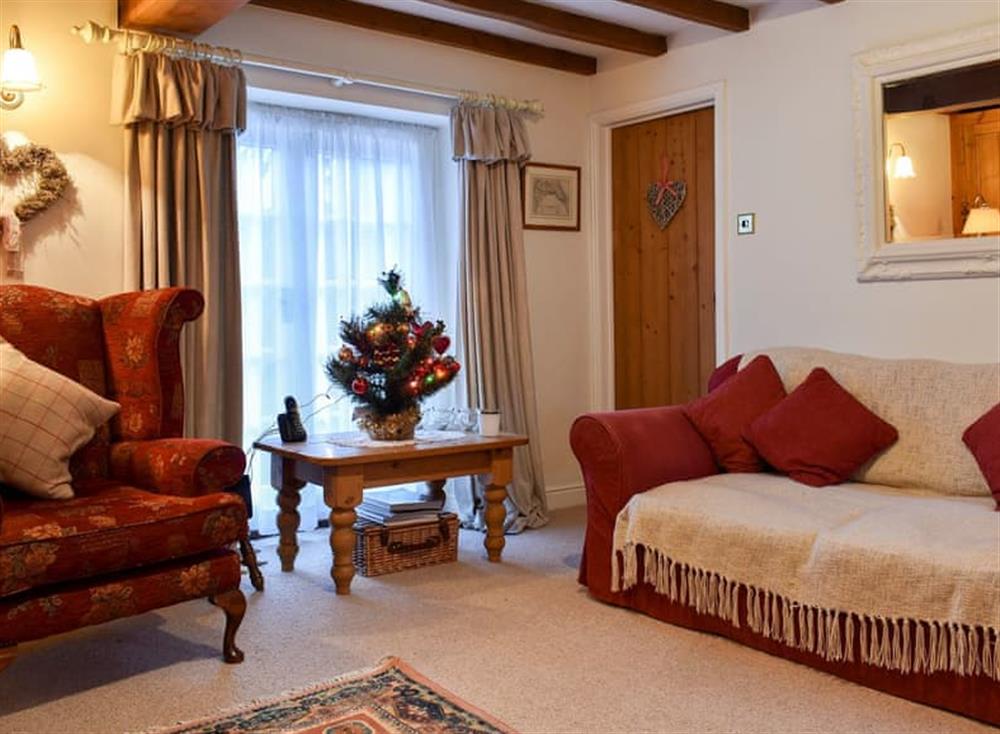 Cosy living room with wood burner (photo 2) at Ad Barn in Fremington, near Richmond, North Yorkshire