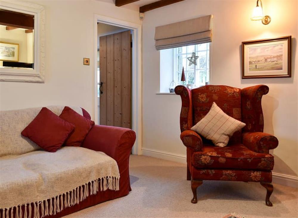Cosy living room with wood burner (photo 3) at Ad Barn in Fremington, near Richmond, North Yorkshire