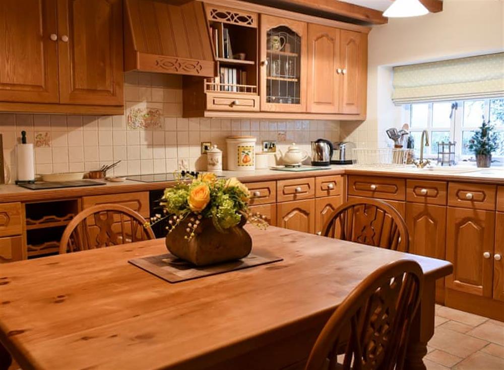 Kitchen and dining area at Ad Barn in Fremington, near Richmond, North Yorkshire