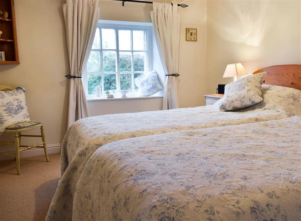 Twin bedroom at Ad Barn in Fremington, near Richmond, North Yorkshire