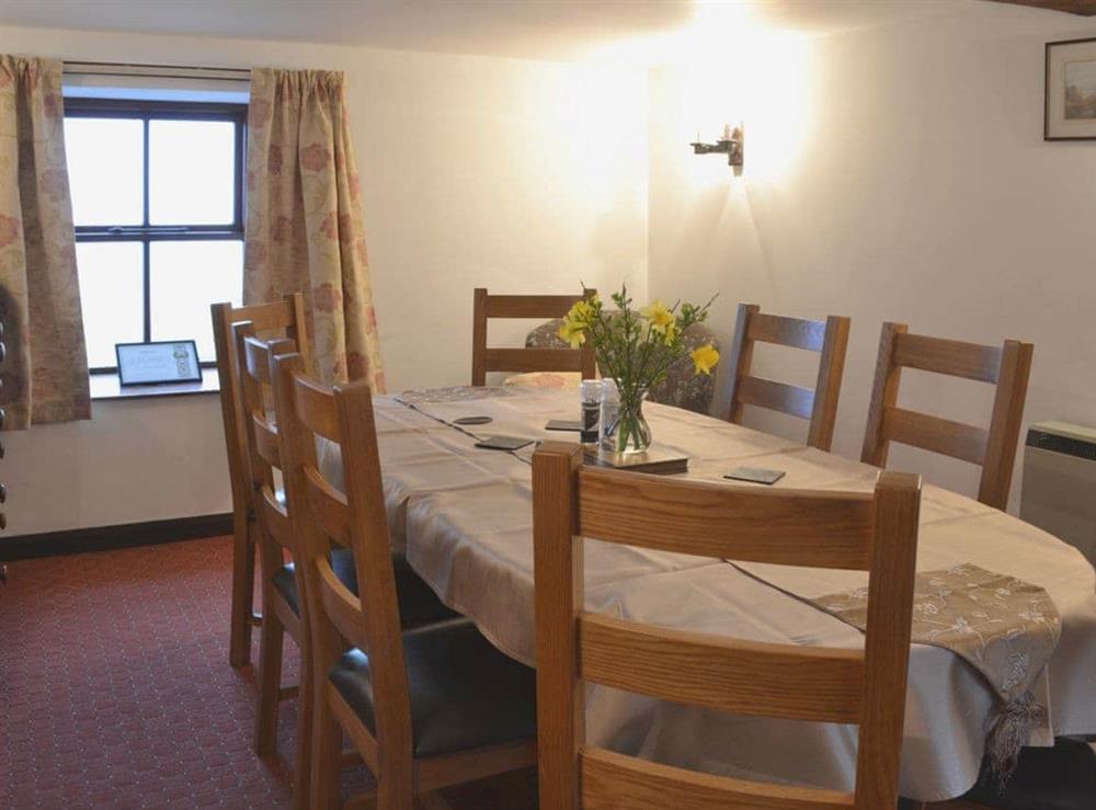Dining room at Addyfield Farmhouse in Cartmel-Fell, near Windermere, Cumbria