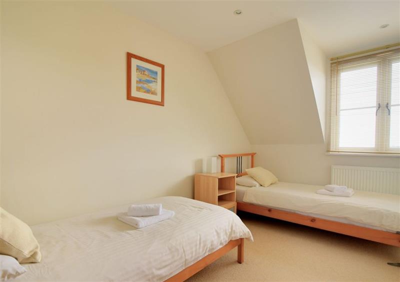 One of the 3 bedrooms at Admirals View, Lyme Regis