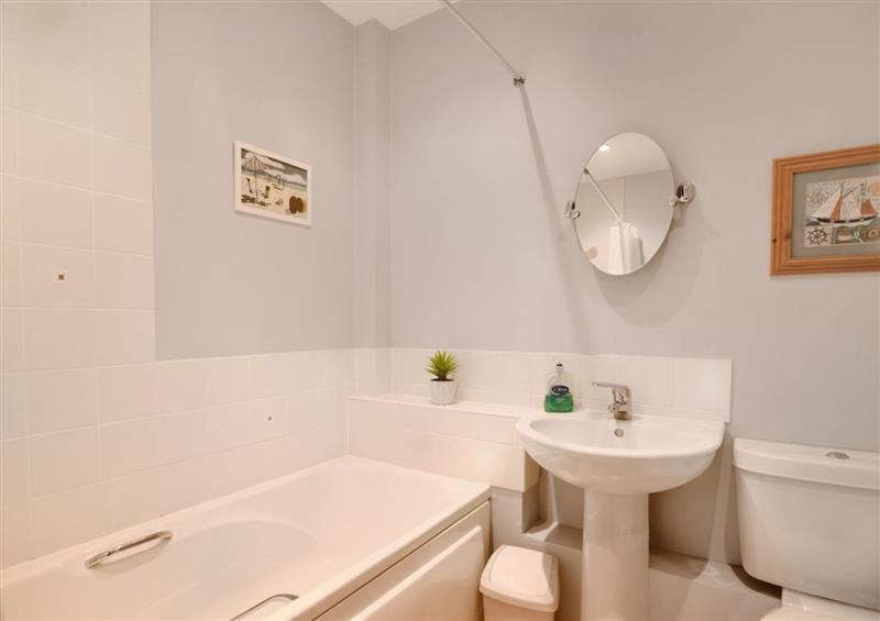 This is the bathroom at Admirals View, Lyme Regis