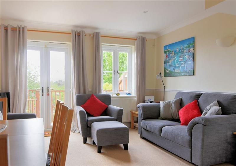 This is the living room at Admirals View, Lyme Regis