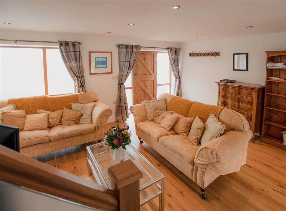 Living room at Afallon in Ponterwyd, near Aberystwyth, Dyfed