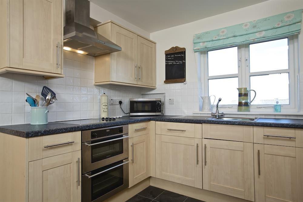 Modern, well equipped kitchen at Aft Cottage in , Kingswear