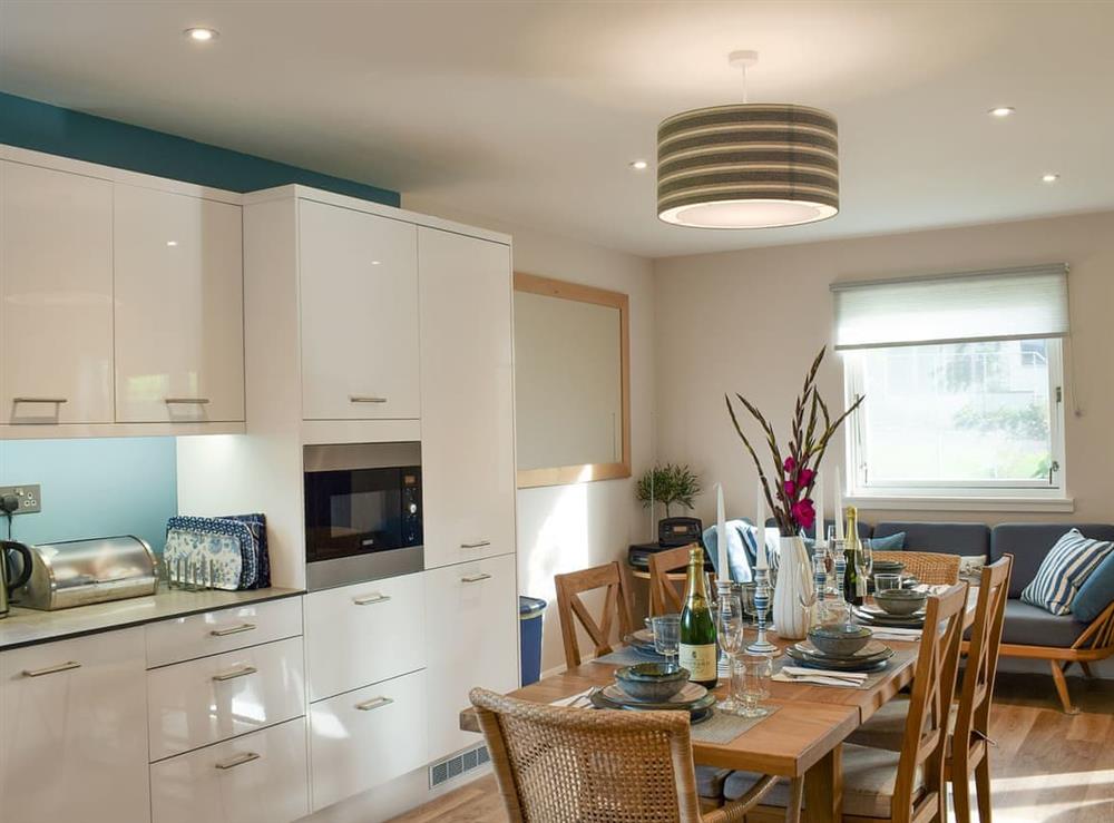 Spacious kitchen/ dining room at Afton in Aberfeldy, Perthshire