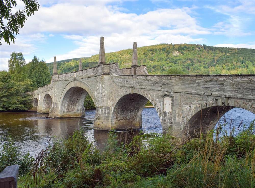 Tay River and Wade Bridge at Afton in Aberfeldy, Perthshire